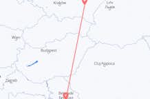 Flyg från Rzeszow, Polen till Belgrad, Serbien