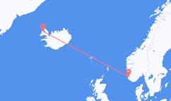 出发地 挪威出发地 斯塔万格目的地 冰岛伊萨菲厄泽的航班