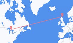 Flights from Sault Ste. Marie, Canada to Kirkwall, the United Kingdom