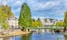 Photo of the Erdre River in Nantes, France.