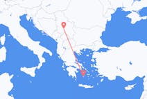 Fly fra Kraljevo til Plaka, Milos