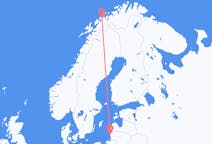 Flights from Palanga in Lithuania to Tromsø in Norway
