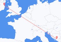 Flyg från Mostar, Bosnien och Hercegovina till Dublin, Irland