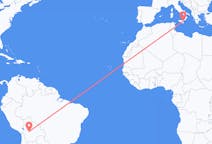 Flyrejser fra Cochabamba, Bolivia til Catania, Italien