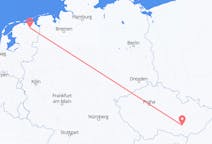 Flüge von Groningen, die Niederlande nach Brünn, Tschechien