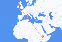 Flyg från Jinka, Etiopien till Dublin, Irland