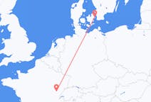 Flyreiser fra Dole, Frankrike til København, Danmark