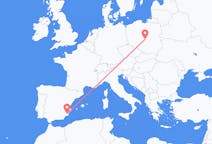 Flights from Murcia, Spain to Łódź, Poland