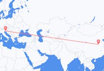 Flyg från Zhengzhou, Kina till Trieste, Kina