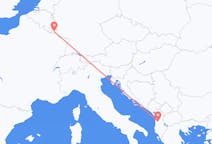 Vluchten van Luxemburg, Luxemburg naar Tirana, Albanië