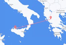 Fly fra Ioánnina til Palermo