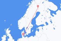 Loty z miasta Sønderborg do miasta Pajala