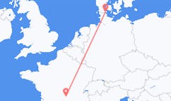 Flights from Clermont-Ferrand to Sønderborg