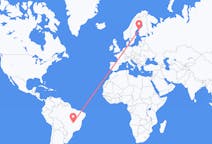 Flyrejser fra Brasilien, Brasilien til Vasa, Finland