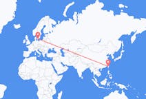 Flyrejser fra Taichung, Taiwan til Malmø, Sverige