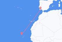 Vluchten van Sao Vicente, Kaapverdië naar Faro, Napoli, Portugal