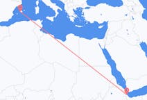 Flyg från Balbala, Djibouti till Palma, Spanien