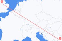 Flyreiser fra Nottingham, England til byen Niš, Serbia