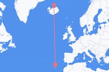 Vuelos de Funchal, Portugal a Akureyri, Islandia