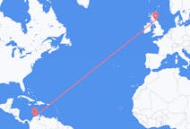 Flights from from Santa Marta to Edinburgh
