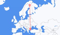 Flights from Rovaniemi to Edremit