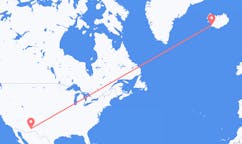 Flüge von Silberne Stadt, die Vereinigten Staaten nach Reykjavík, Island
