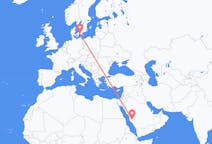 Flüge von Ta'if, Saudi-Arabien nach Malmö, Schweden