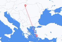 出发地 希腊出发地 卡林诺斯岛目的地 罗马尼亚奥拉迪亚的航班