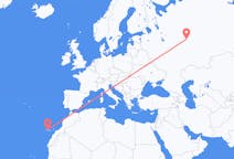 Flights from Kirov, Russia to Tenerife, Spain