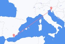 Flyreiser fra Almeria, Spania til Trieste, Italia