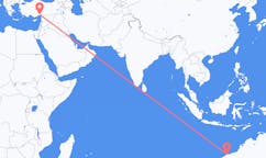 出发地 澳大利亚卡拉薩 (西澳洲)目的地 土耳其阿达纳的航班