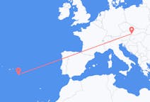 Flyg från Bratislava, Slovakien till Santa Maria, Portugal
