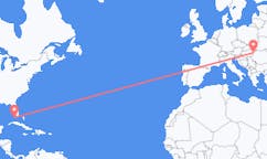 Flyrejser fra Key West, USA til Oradea, Rumænien