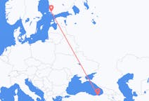 Vluchten van Turku, Finland naar Trabzon, Turkije