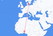 Flyrejser fra Lagos, Nigeria til Rostock, Tyskland