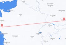 Flyrejser fra München, Tyskland til Nantes, Frankrig