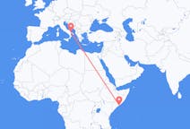 Flyreiser fra Mogadishu, Somalia til Bari, Italia