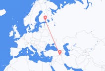 Flights from Hakkâri, Turkey to Lappeenranta, Finland