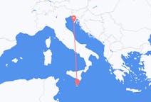 Flights from Pula, Croatia to Valletta, Malta