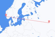 เที่ยวบิน จาก คาซาน, รัสเซีย ไปยัง เฮาเกซุนด์, นอร์เวย์