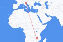 Flyreiser fra Tete, Mosambik til Pescara, Italia