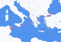 出发地 突尼斯出发地 莫纳斯提尔目的地 土耳其伊斯坦布尔的航班