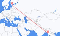 Flyrejser fra Ann, Myanmar (Burma) til Tallinn, Estland