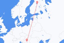 Flyreiser fra Osijek, Kroatia til Kajana, Finland