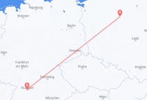 Flyg från Bydgoszcz, Polen till Stuttgart, Tyskland