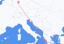 出发地 希腊从 凯法利尼亚岛目的地 德国法兰克福的航班