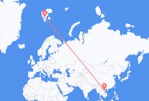 Flyrejser fra Thanh Hoa Province, Vietnam til Svalbard, Svalbard og Jan Mayen