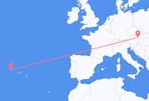 Flights from Vienna, Austria to Flores Island, Portugal