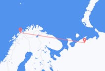Vols depuis la ville de Naryan-Mar vers la ville de Tromsø