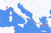 Flights from Parikia to Nice